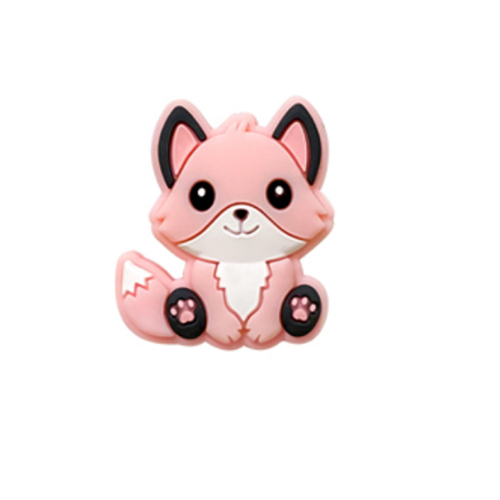 Wholesale 10pcs Cartoon Color Cute Smile Squirrel Beads